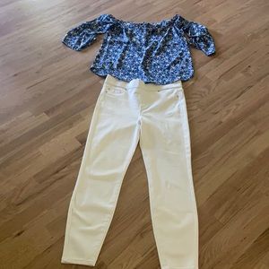 NWT Liverpool white jeans